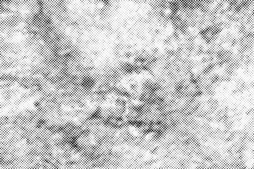 Vector black halftone pattern. Grunge dots effect background.