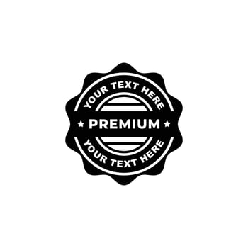 Premium stamp seal icon vector illustration