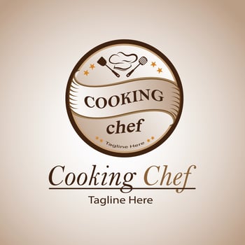 Restaurant logo design template vector