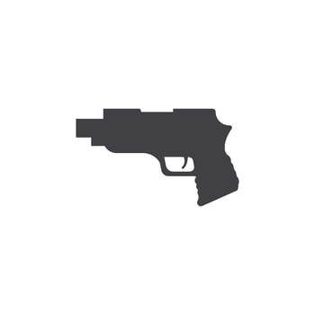 Gun Illustration Template vector icon