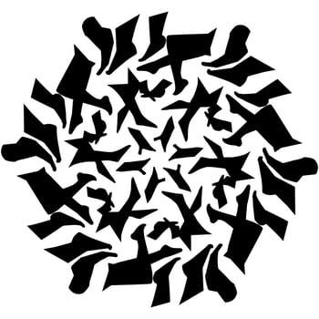 Beautiful leg tattoos vector