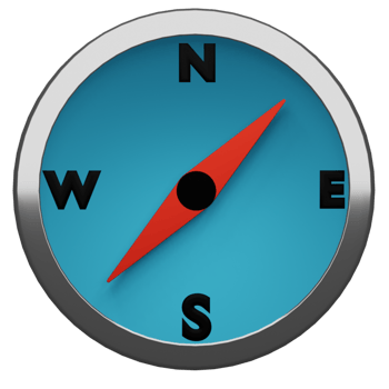 Compass 3D Icon Blue color, perfect to use as an additional element in your design png