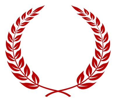 Laurel wreath,  a Symbol of the winner. Wheat ears or rice Sign Silhouette for Logo, Apps, Website, Pictogram, Art Illustration or Graphic Design Element. Format in PNG