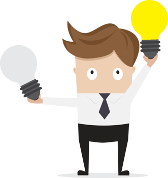 business change bulb idea cartoon png