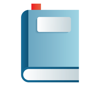 Book icon symbol. Back to school object set in paper art item. png