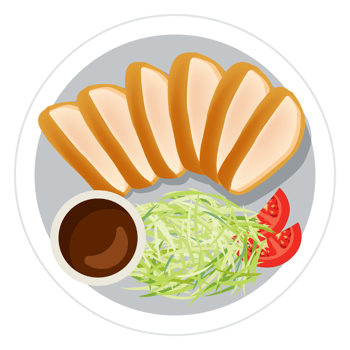 Tonkatsu japanese food. png