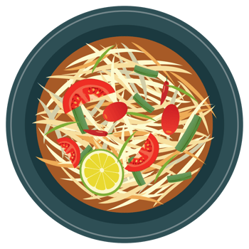 Som tam thai food. png