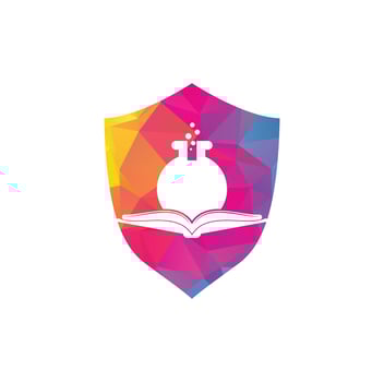 Book Lab Logo Template Design Vector. Book Science Logo icon. vector