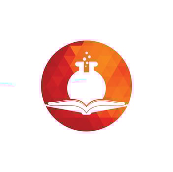 Book Lab Logo Template Design Vector. Book Science Logo icon. vector