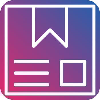 Delivery Box Icon Style vector