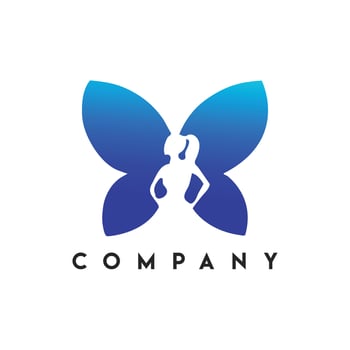 Spa Wellness Logo, Modern lotus flower logo premium vector