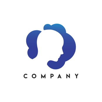 Imagination Human Logo, human head vector, Creative Mind Logo vector