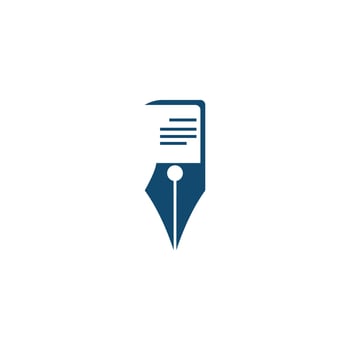 Pen icon template Vector illustration