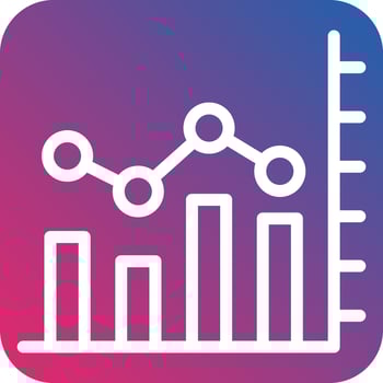 Graph Icon Style vector