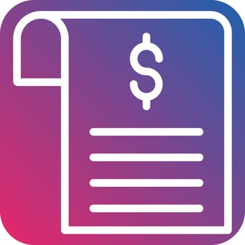 Expenses Icon Style vector