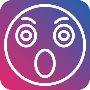 Surprised Icon Style vector