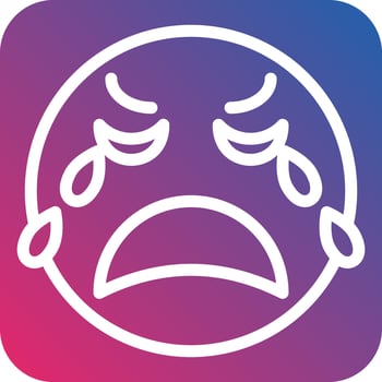 Crying Icon Style vector