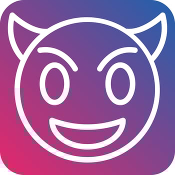 Devil Icon Style vector