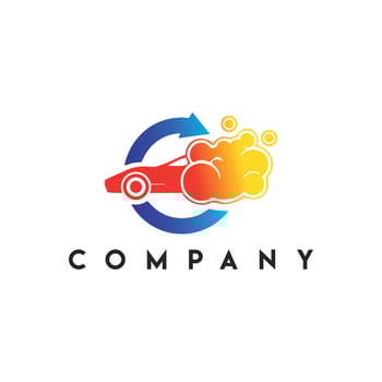 Car Wash Logo, Automotive Cleaning logo vector