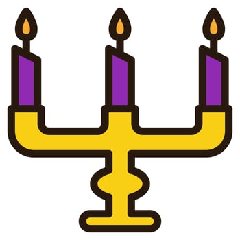 candle clip art icon vector