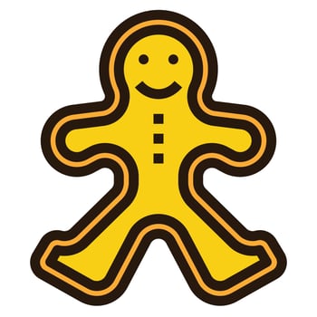 gingerbread clip art icon vector