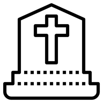 grave cross death halloween clip art icon vector