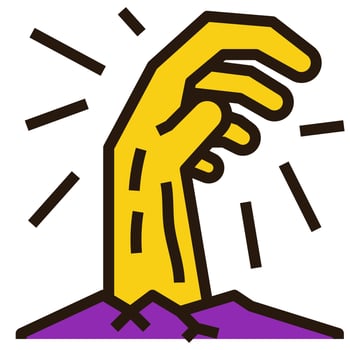 claw clip art icon vector