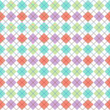 beautiful argyle pattern seamless background design vector