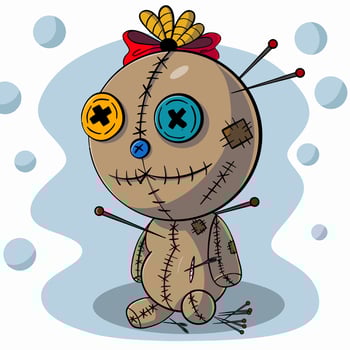 the voodoo doll vector