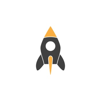 Rocket design Template vector icon
