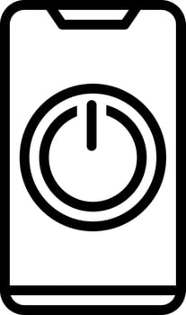 line icon for off vector