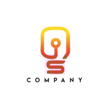 iGenius Logo, Creative idea logo Human head as light bulb vecto vector