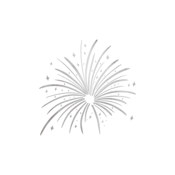 Silver Metallic Firework png