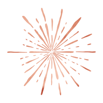 Copper Metallic Firework png
