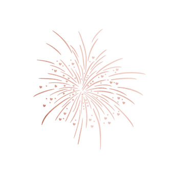 Rose Gold Firework png