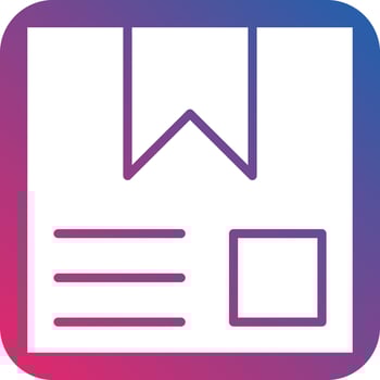 Delivery Box Icon Style vector