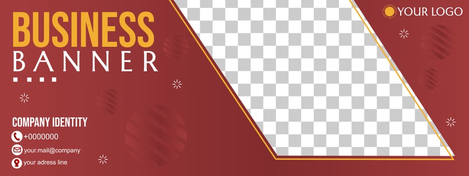 elegant red modern business banner design template.for banner, sales,cover, and header,timeline sosial media vector