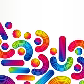 Colorful abstract background with striped design elements splash, vector color design, graphic illustration. A4.