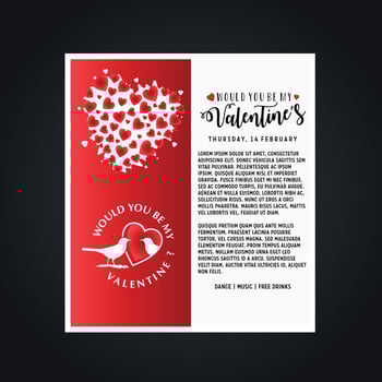 Necklace Heart Gift  Business Flat Line Filled Icon Vector Banner Template