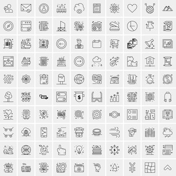 Location Map Navigation Pin Plus Bold and thin black line icon set vector