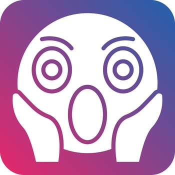 Yelling Icon Style vector