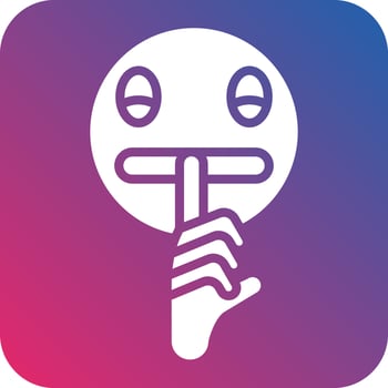 Quiet Icon Style vector