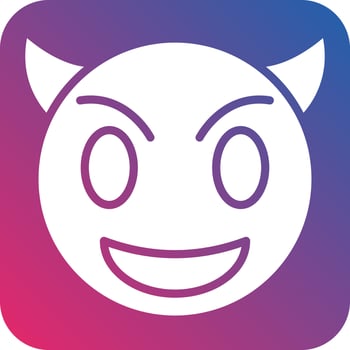 Devil Icon Style vector