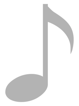 Music Notation Illustration for Icon, Symbol, Art Illustration, Apps, Website, Logo or Graphic Design Element. Format PNG