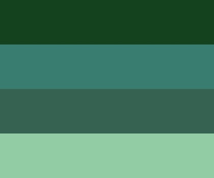 Green Color Palette, Green Retro color, Green Palette, green vintage retro, green retro color vector