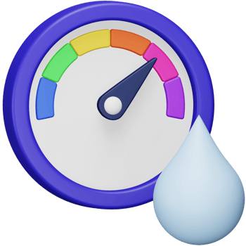 Barometer 3d rendering isometric icon. png