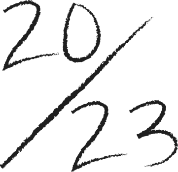 2023 Happy New Year Numeric. Grunge Brushstroke Text png
