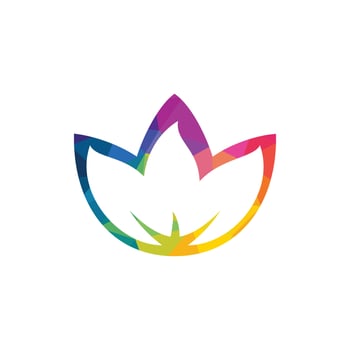 Spa logo lotus wellness salon and business spa logo. Business spa logo massage healthy design template concept. vector