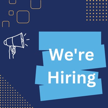 We are Hiring Poster vector