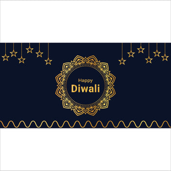Happy Diwali vector art template design
